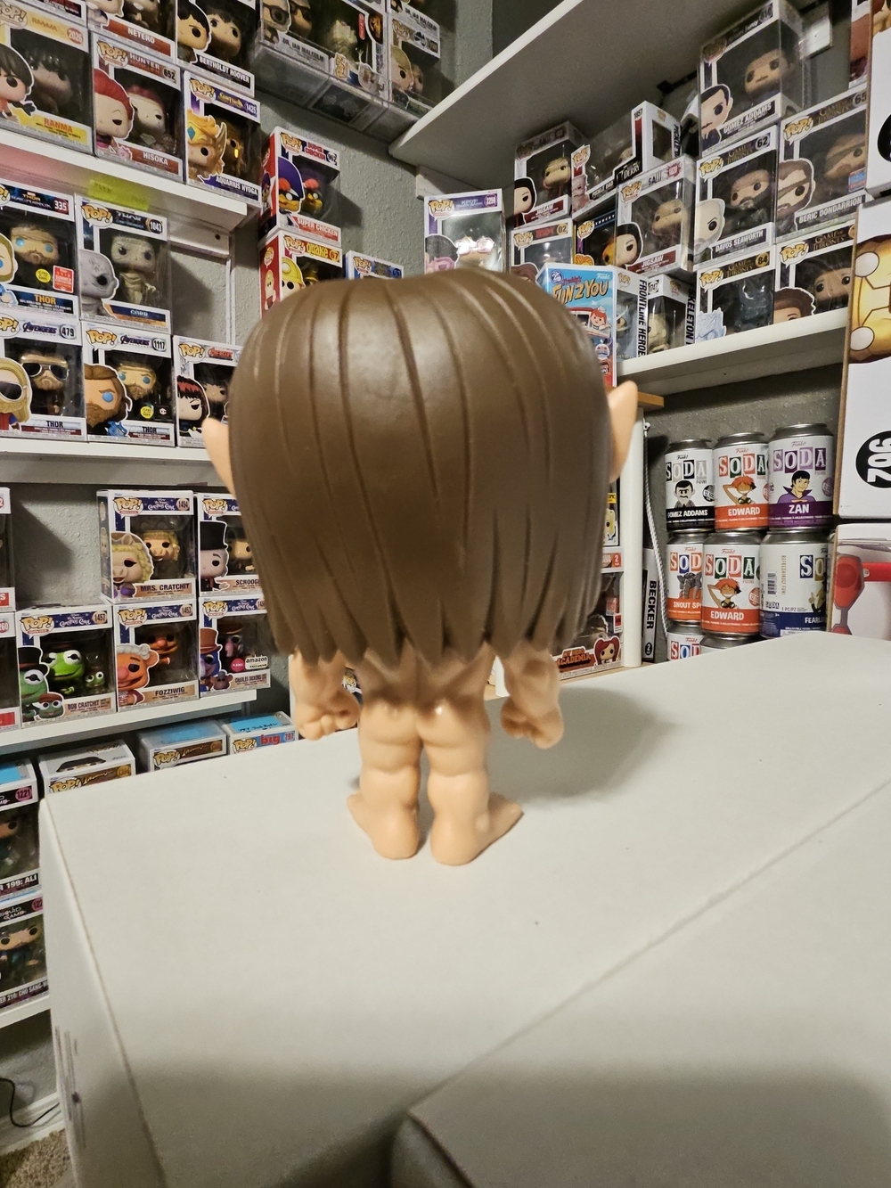 Attack On Titan Eren Jaeger Funko Pop! Vinyl Figure - Brown Hair, Flesh Body - Picture 2 of 3